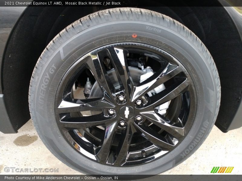 Mosaic Black Metallic / Jet Black 2021 Chevrolet Equinox LT AWD
