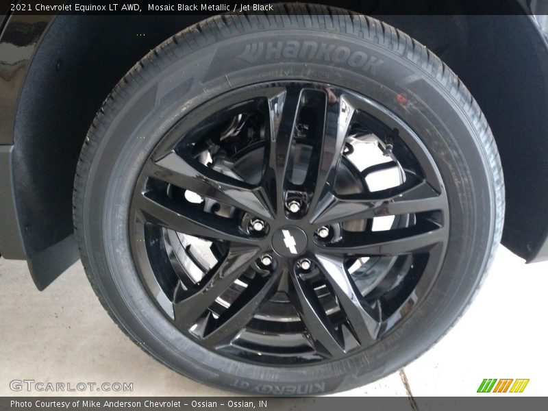 Mosaic Black Metallic / Jet Black 2021 Chevrolet Equinox LT AWD