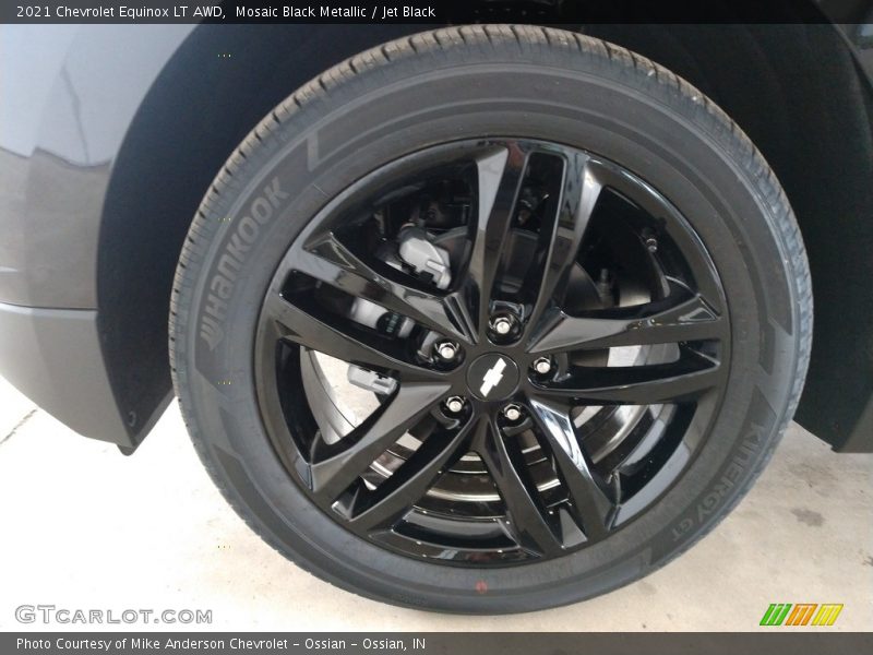 Mosaic Black Metallic / Jet Black 2021 Chevrolet Equinox LT AWD
