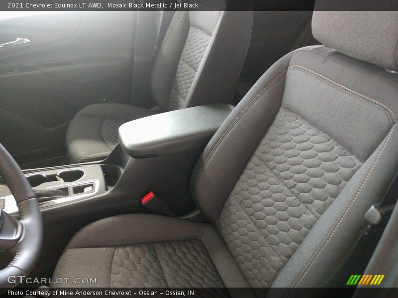 Mosaic Black Metallic / Jet Black 2021 Chevrolet Equinox LT AWD