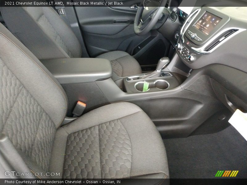 Mosaic Black Metallic / Jet Black 2021 Chevrolet Equinox LT AWD