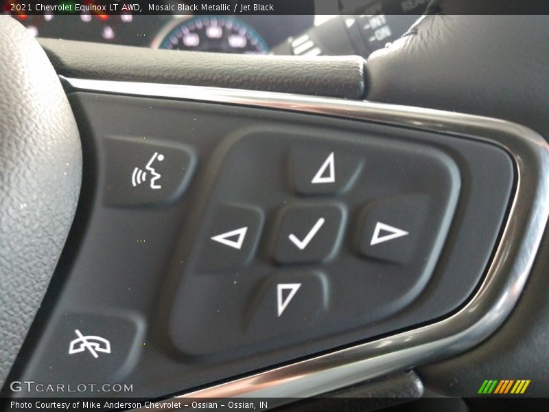 Mosaic Black Metallic / Jet Black 2021 Chevrolet Equinox LT AWD