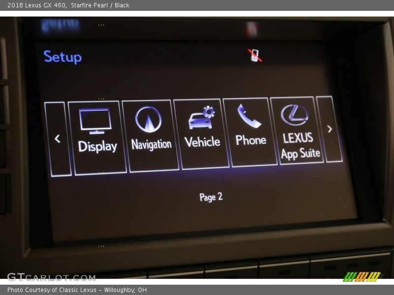 Starfire Pearl / Black 2018 Lexus GX 460