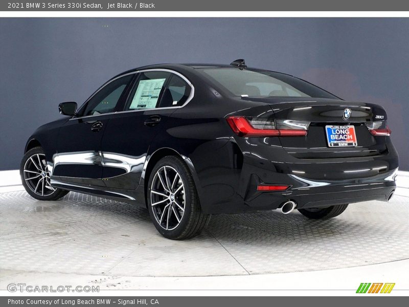 Jet Black / Black 2021 BMW 3 Series 330i Sedan