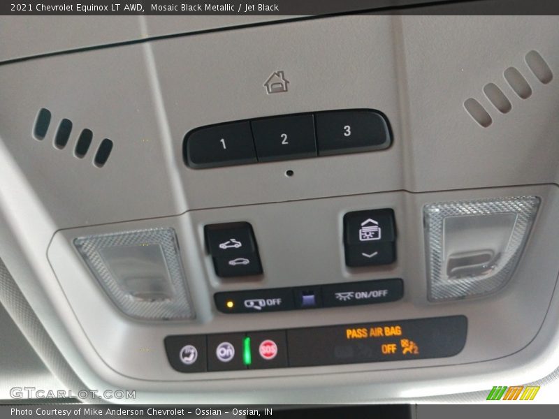 Mosaic Black Metallic / Jet Black 2021 Chevrolet Equinox LT AWD