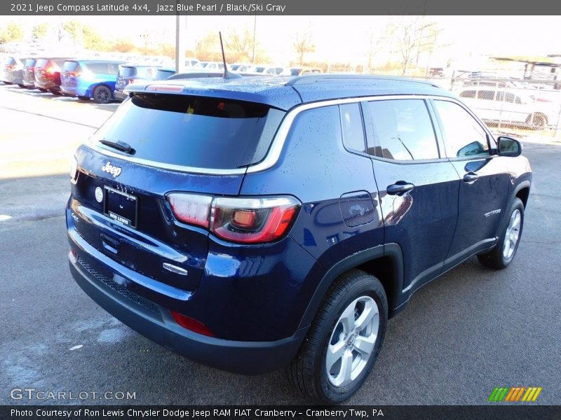 Jazz Blue Pearl / Black/Ski Gray 2021 Jeep Compass Latitude 4x4