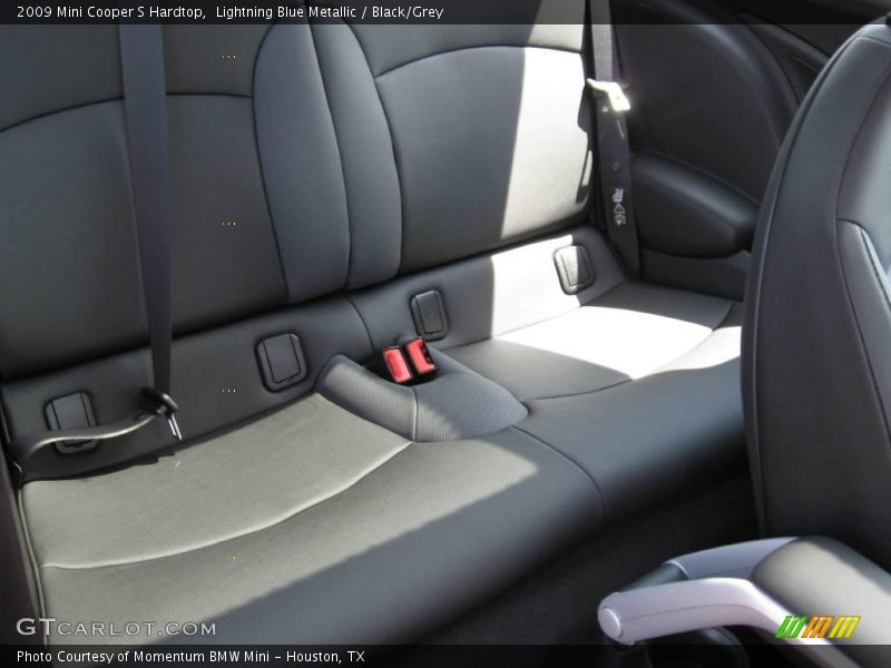 Lightning Blue Metallic / Black/Grey 2009 Mini Cooper S Hardtop