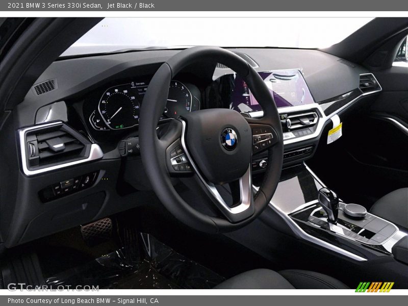 Jet Black / Black 2021 BMW 3 Series 330i Sedan