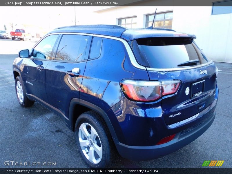 Jazz Blue Pearl / Black/Ski Gray 2021 Jeep Compass Latitude 4x4