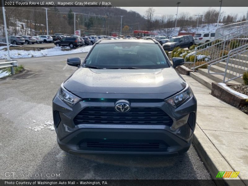 Magnetic Gray Metallic / Black 2021 Toyota RAV4 LE AWD
