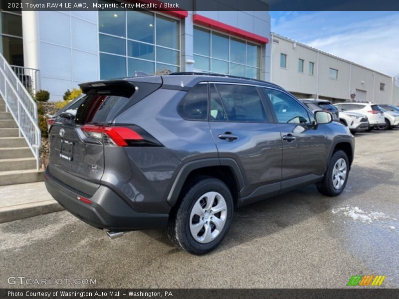 Magnetic Gray Metallic / Black 2021 Toyota RAV4 LE AWD