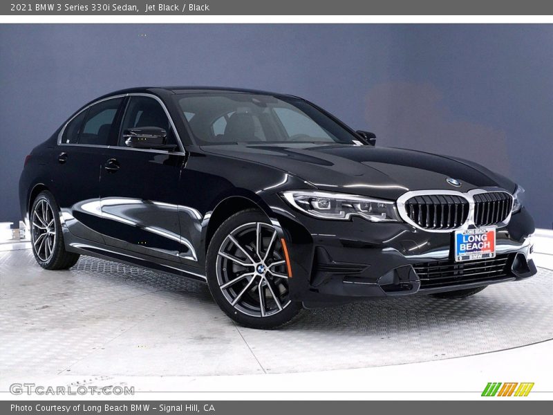 Jet Black / Black 2021 BMW 3 Series 330i Sedan