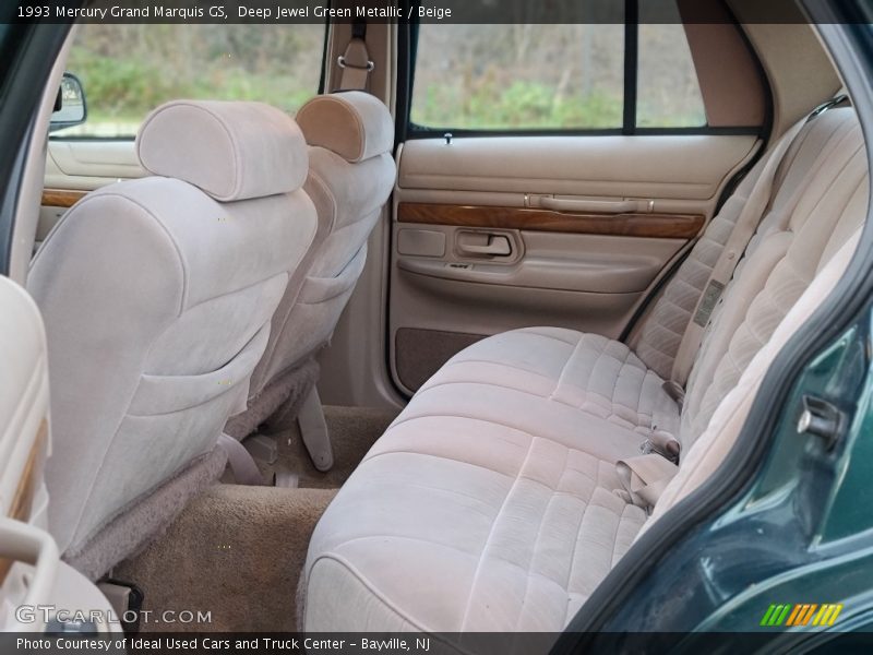 Rear Seat of 1993 Grand Marquis GS