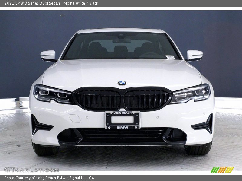 Alpine White / Black 2021 BMW 3 Series 330i Sedan
