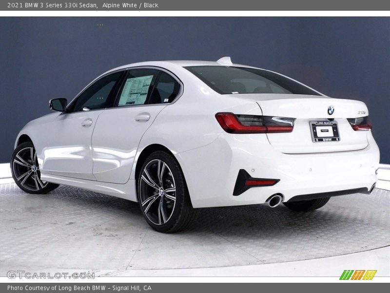 Alpine White / Black 2021 BMW 3 Series 330i Sedan