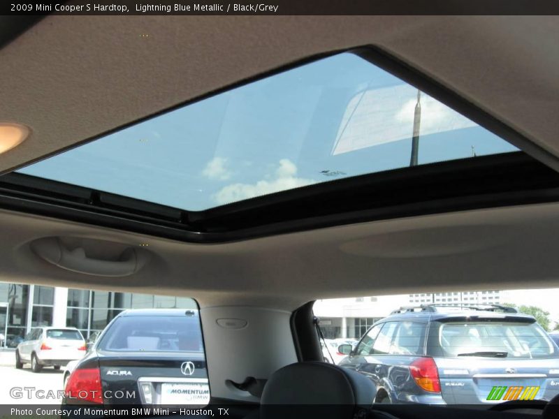 Lightning Blue Metallic / Black/Grey 2009 Mini Cooper S Hardtop
