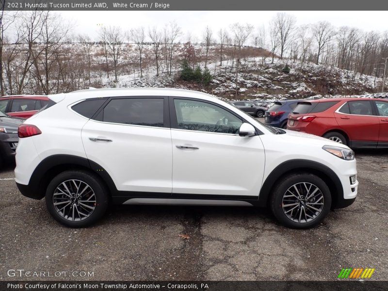  2021 Tucson Limited AWD White Cream