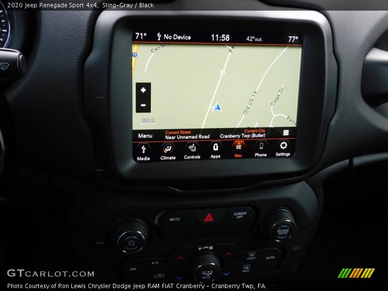 Sting-Gray / Black 2020 Jeep Renegade Sport 4x4