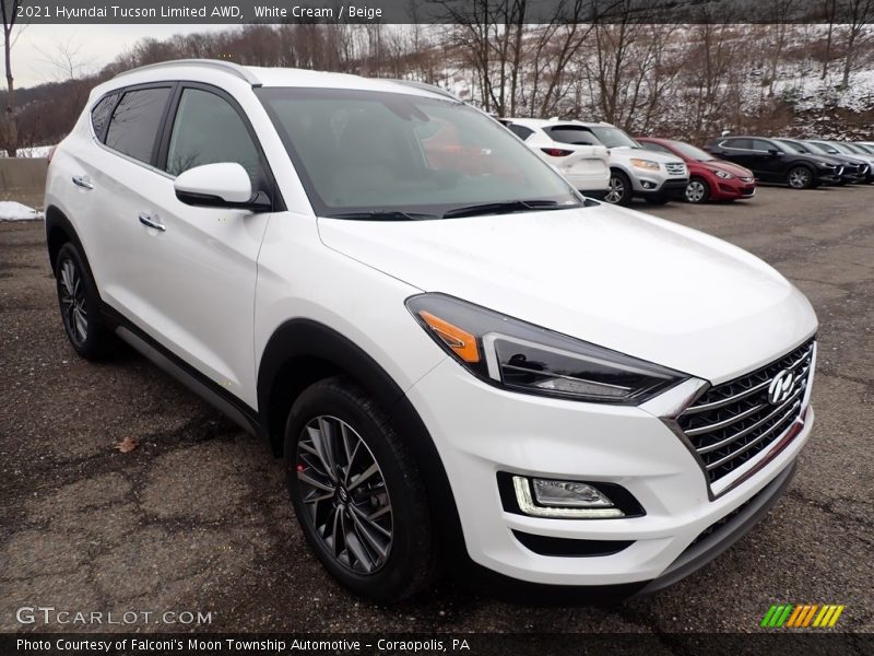 Front 3/4 View of 2021 Tucson Limited AWD