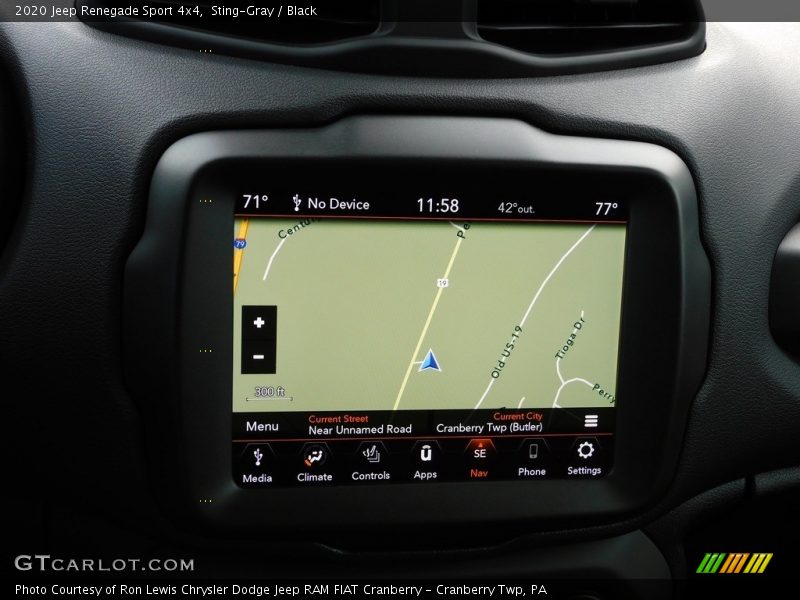 Sting-Gray / Black 2020 Jeep Renegade Sport 4x4