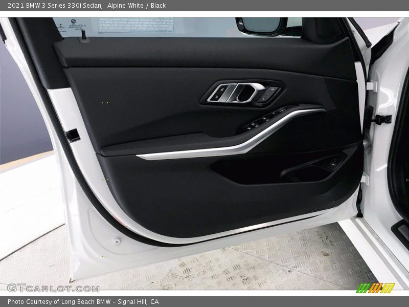 Alpine White / Black 2021 BMW 3 Series 330i Sedan