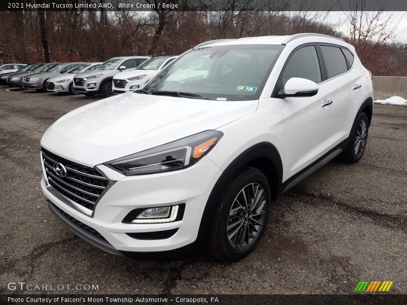  2021 Tucson Limited AWD White Cream