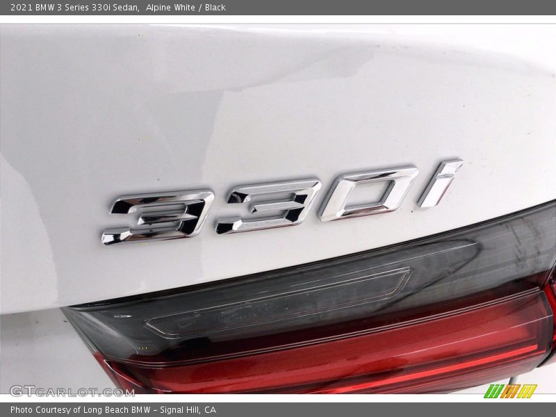 Alpine White / Black 2021 BMW 3 Series 330i Sedan
