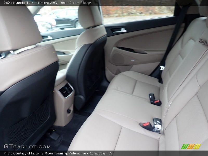 Rear Seat of 2021 Tucson Limited AWD