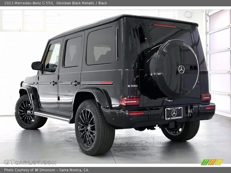 Obsidian Black Metallic / Black 2021 Mercedes-Benz G 550