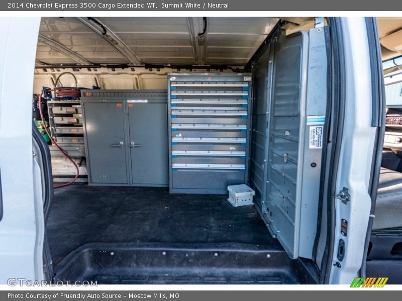 Summit White / Neutral 2014 Chevrolet Express 3500 Cargo Extended WT