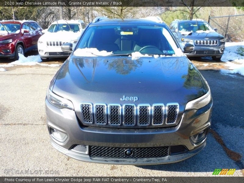 Granite Crystal Metallic / Black 2020 Jeep Cherokee Latitude Plus