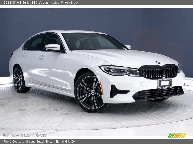 Alpine White / Black 2021 BMW 3 Series 330i Sedan