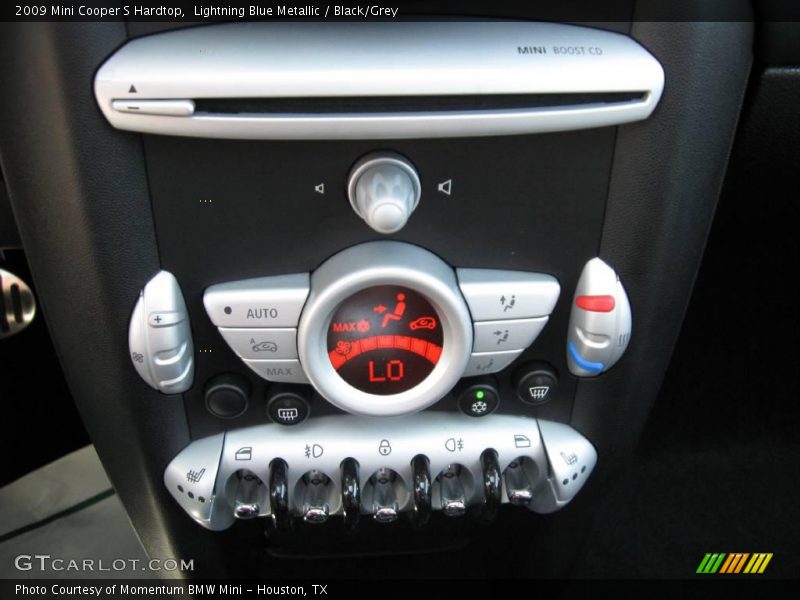 Lightning Blue Metallic / Black/Grey 2009 Mini Cooper S Hardtop