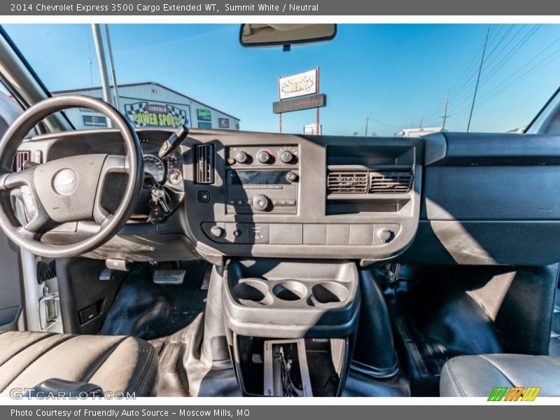 Summit White / Neutral 2014 Chevrolet Express 3500 Cargo Extended WT