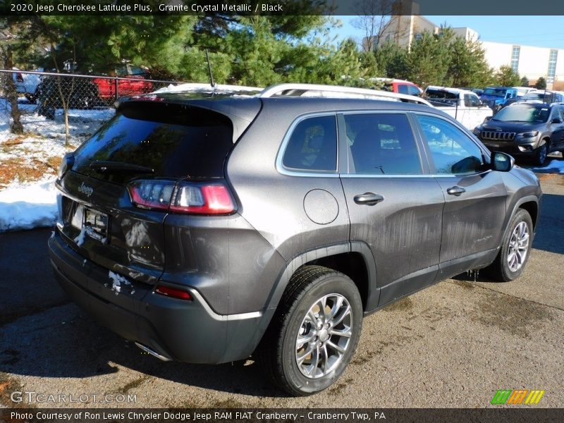 Granite Crystal Metallic / Black 2020 Jeep Cherokee Latitude Plus