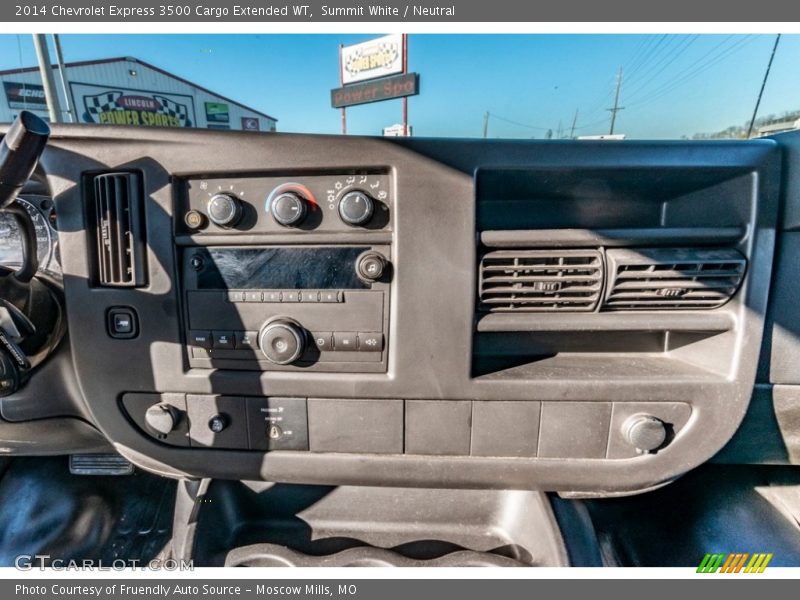 Summit White / Neutral 2014 Chevrolet Express 3500 Cargo Extended WT