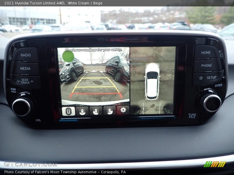 White Cream / Beige 2021 Hyundai Tucson Limited AWD