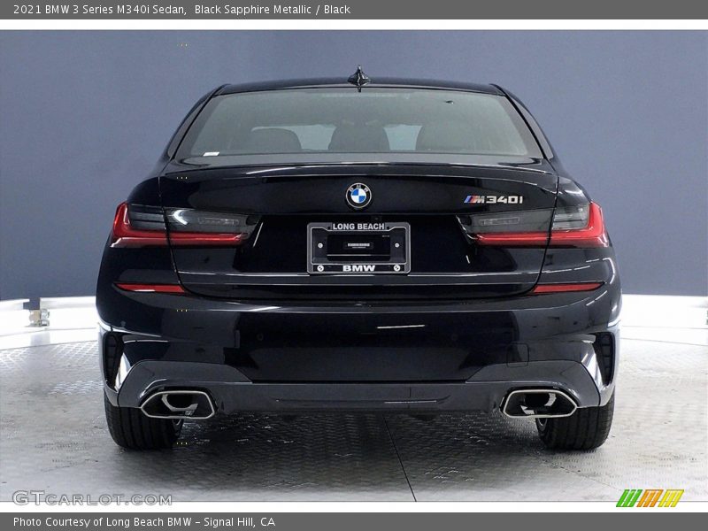 Black Sapphire Metallic / Black 2021 BMW 3 Series M340i Sedan