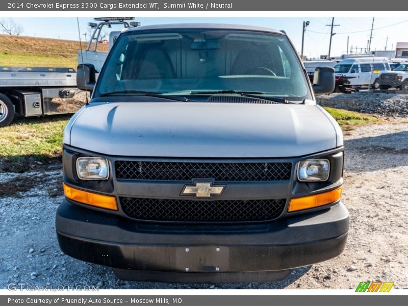 Summit White / Neutral 2014 Chevrolet Express 3500 Cargo Extended WT