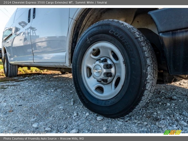 Summit White / Neutral 2014 Chevrolet Express 3500 Cargo Extended WT