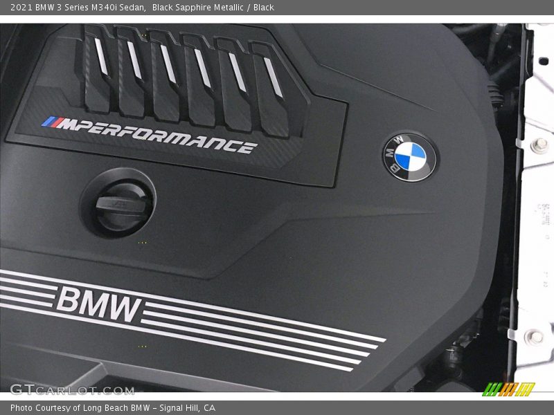 Black Sapphire Metallic / Black 2021 BMW 3 Series M340i Sedan