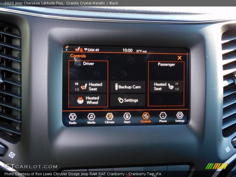 Granite Crystal Metallic / Black 2020 Jeep Cherokee Latitude Plus