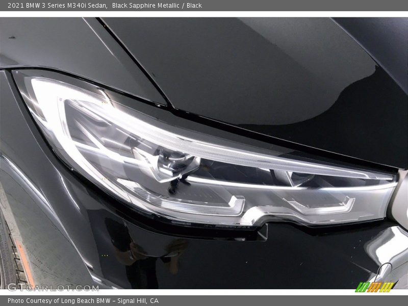 Black Sapphire Metallic / Black 2021 BMW 3 Series M340i Sedan