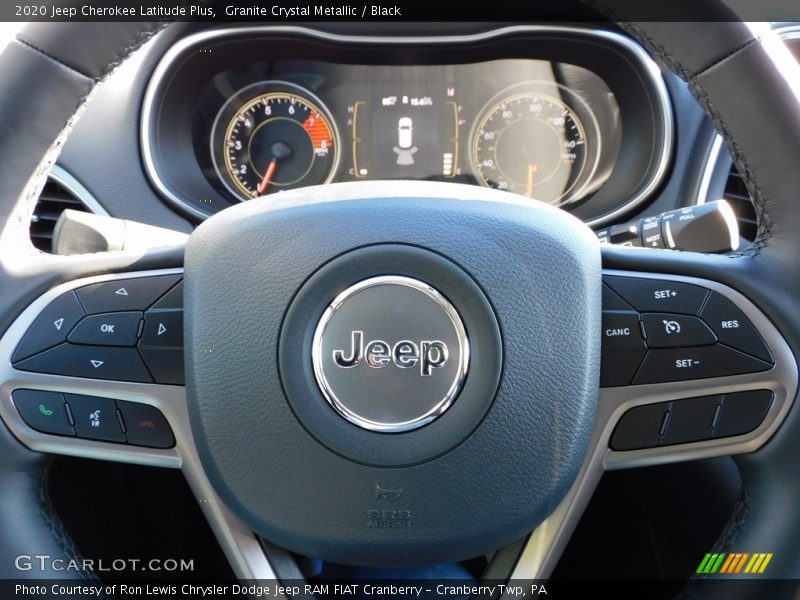 Granite Crystal Metallic / Black 2020 Jeep Cherokee Latitude Plus