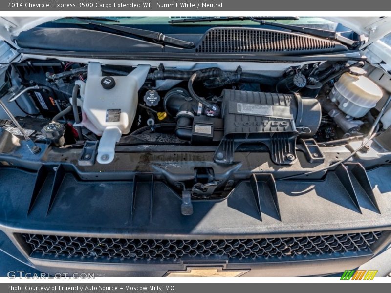 Summit White / Neutral 2014 Chevrolet Express 3500 Cargo Extended WT