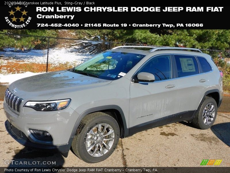 Sting-Gray / Black 2020 Jeep Cherokee Latitude Plus