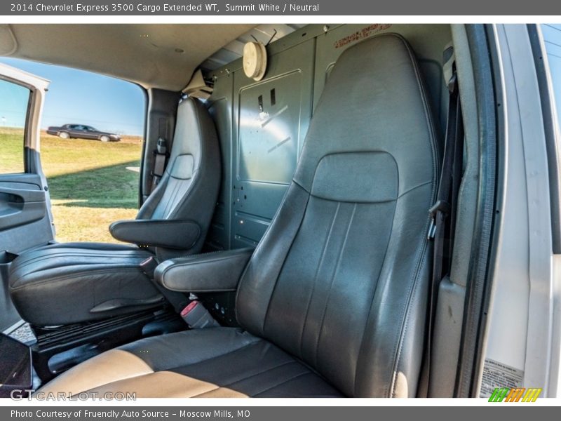Summit White / Neutral 2014 Chevrolet Express 3500 Cargo Extended WT