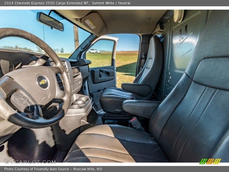 Summit White / Neutral 2014 Chevrolet Express 3500 Cargo Extended WT
