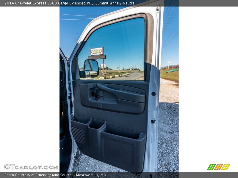 Summit White / Neutral 2014 Chevrolet Express 3500 Cargo Extended WT