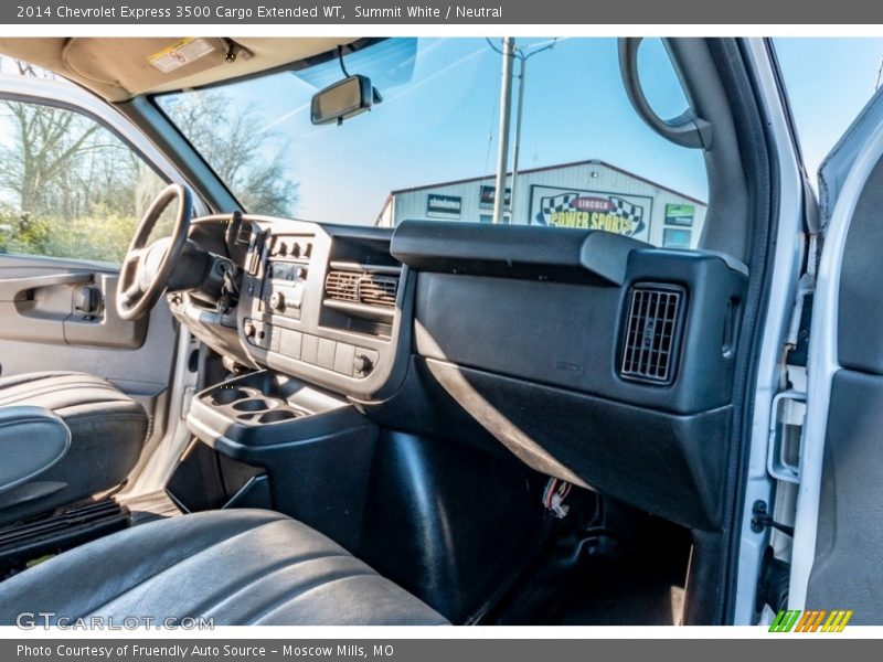 Summit White / Neutral 2014 Chevrolet Express 3500 Cargo Extended WT